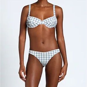 •MANEBÍ gingham Bikini set in blue
